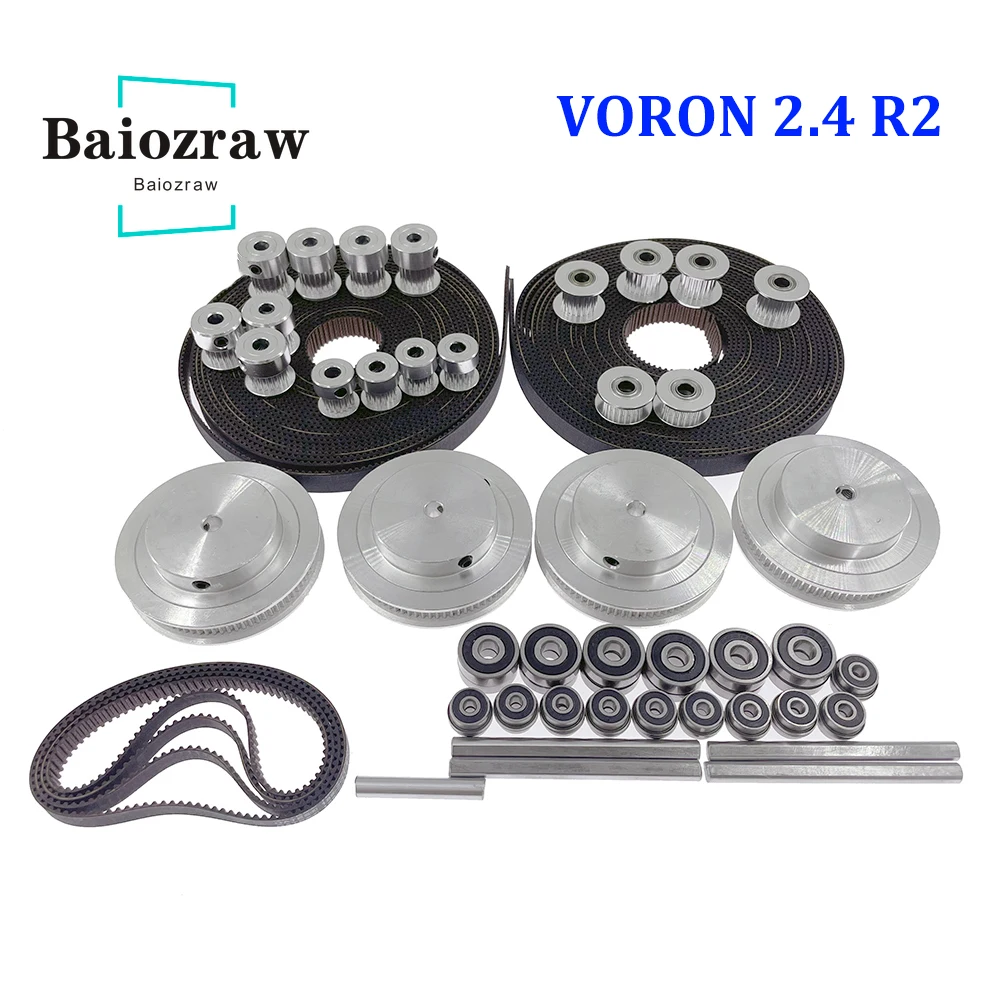 Voron 2.4 R2 Kit - Baiozraw Bewegingsonderdelen Set Corexy Bewegingsonderdelen Gt2
