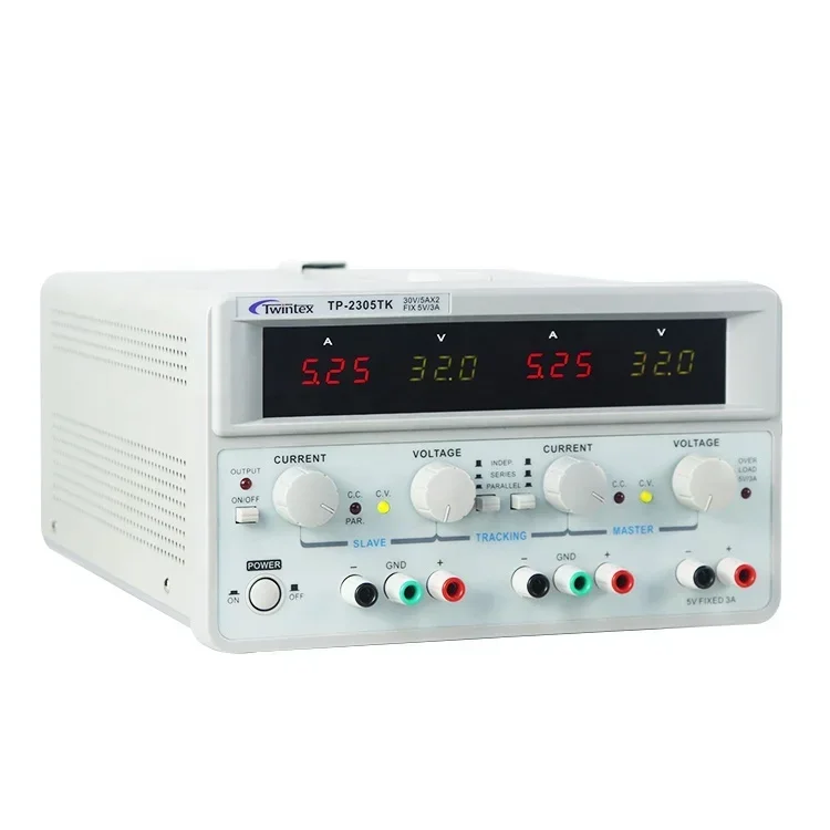 Linear Lab Power Supply Adjustable - 2026/Twintex TP-2305E 300W Symmetrische Lineaire Laboratorium