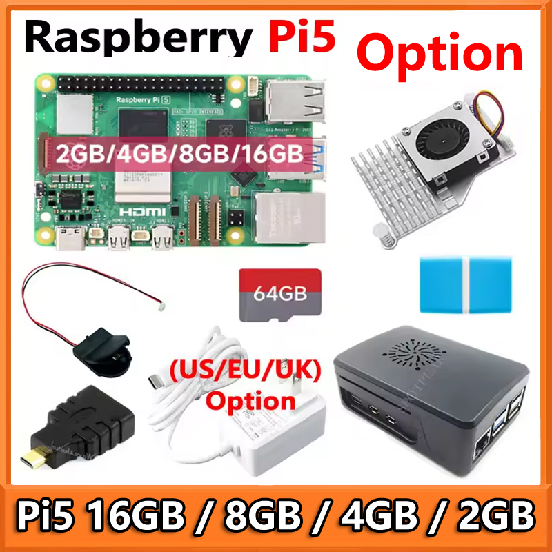 Raspberry Pi 5 8Gb Kit - Raspberry Pi 5 16 GB /8