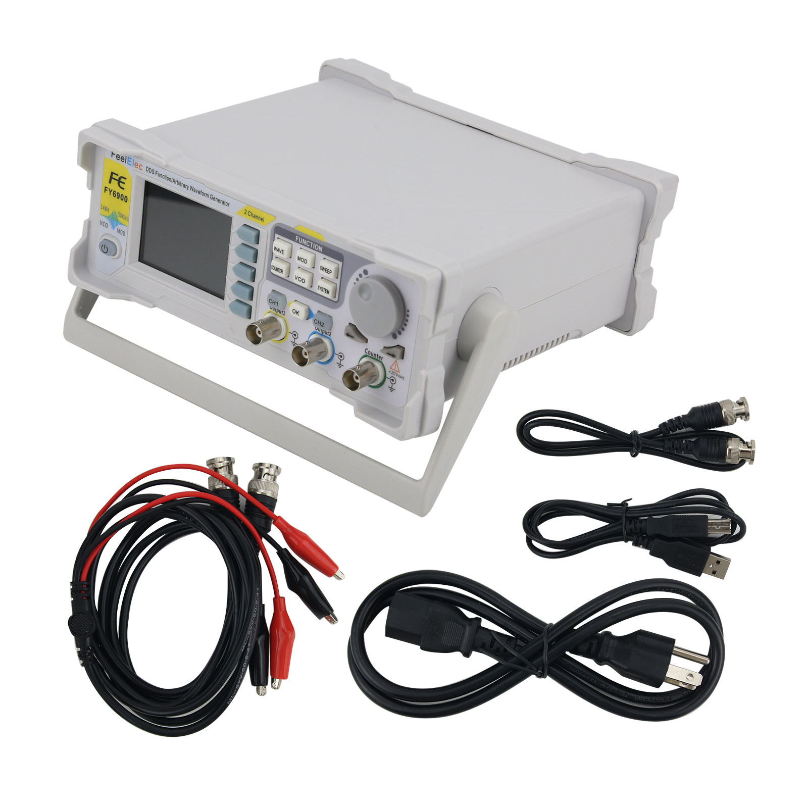 Function Arbitrary Waveform Generator - FY6900-50M 50MHz 2-kanaals functiegenerator voor willekeurige