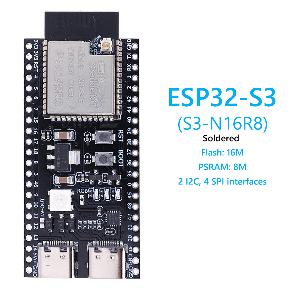 Esp32 S3 Development Board Lot - ESP32 S3 ontwikkelbord met uitbreidingsadapterkit 2.4G