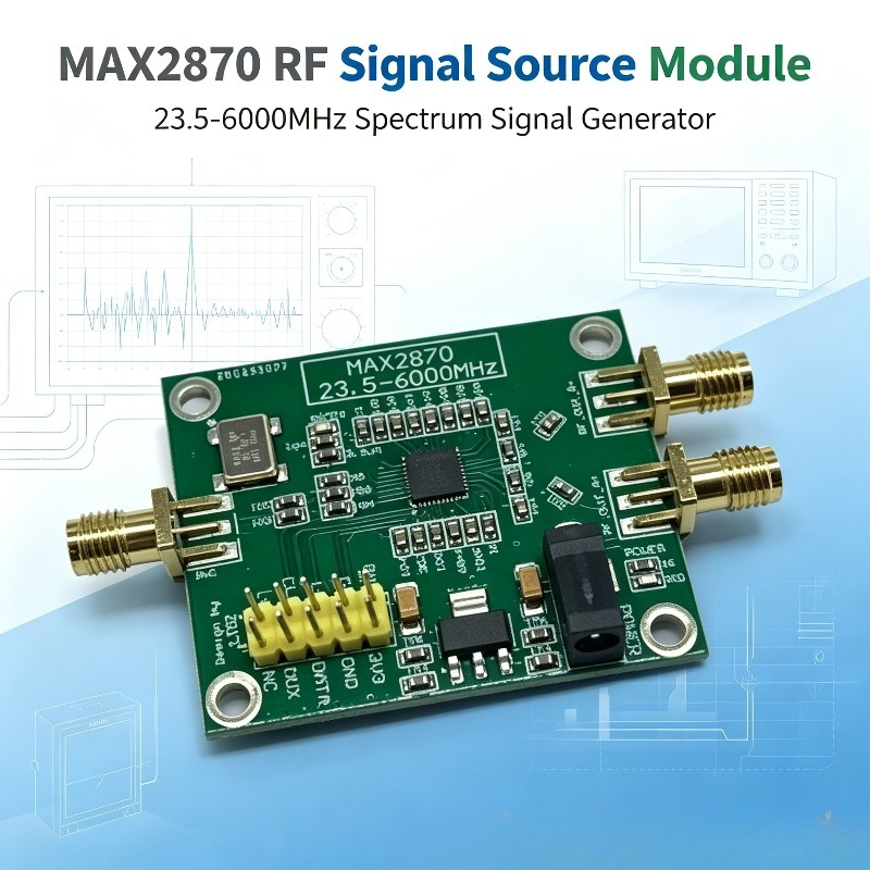 Signal Generator Spectrum Analyzer - MAX2870 23,5–6000MHz RF-signaalbronmodule, spectrumsignaalgenerator voor analyse-