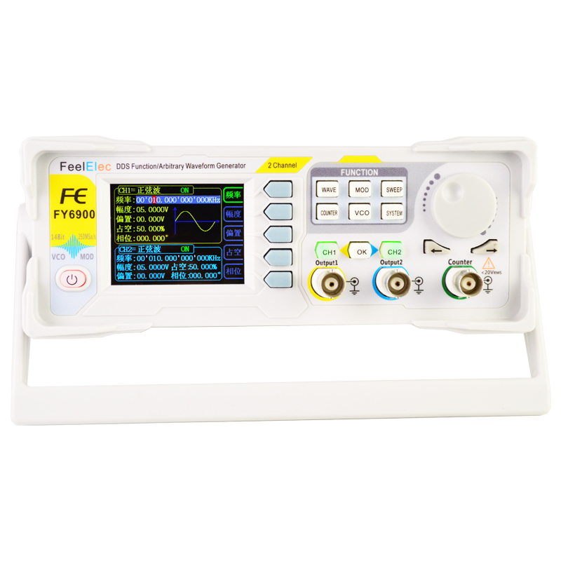 Function Arbitrary Waveform Generator - Nieuwe FY6900 60Mhz Dual Channel Dds