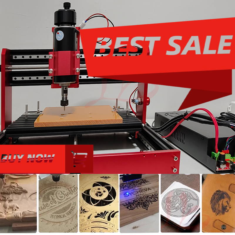 Mini Laser Engraver Cnc Router - Mini 3020 Vierkante Rails Volledig Metalen