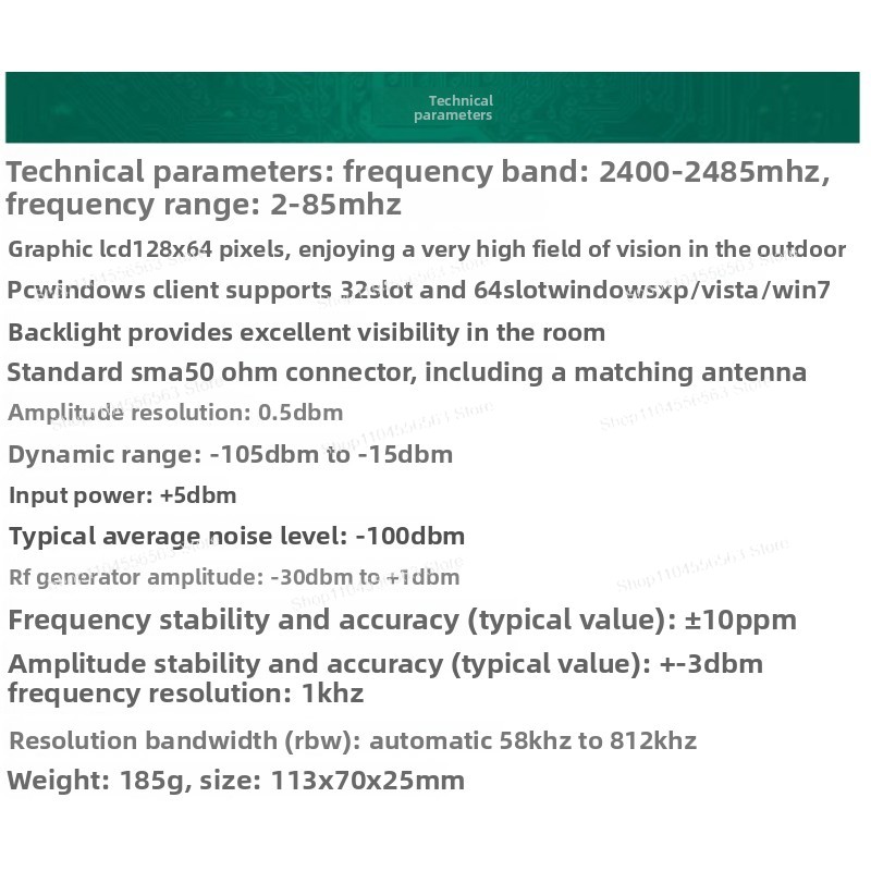 Signal Generator Spectrum Analyzer - Handheld RF Explorer-signaalgenerator RFE6GEN - Compatibel