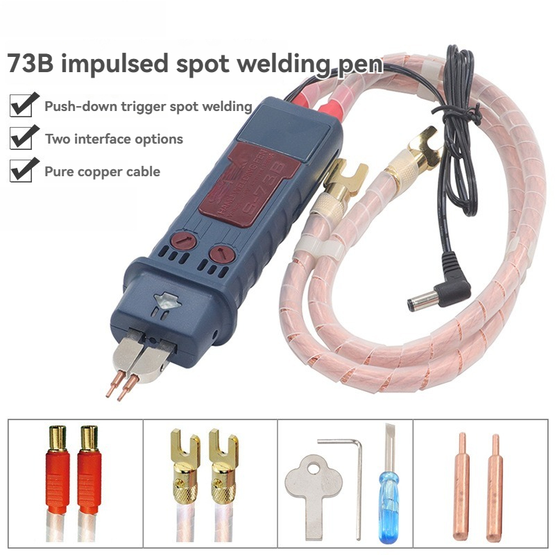 Spot Welder 18650 Battery Pack - 73B Geïntegreerde Puntlaspen, Draagbare Handbediende Puntlasser