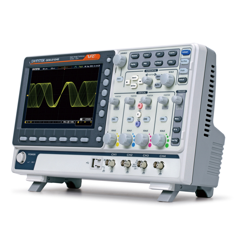 Digital Storage Oscilloscope 100Mhz - Gwinstek GDS-2000E-serie GDS-2204E 200 MHz /