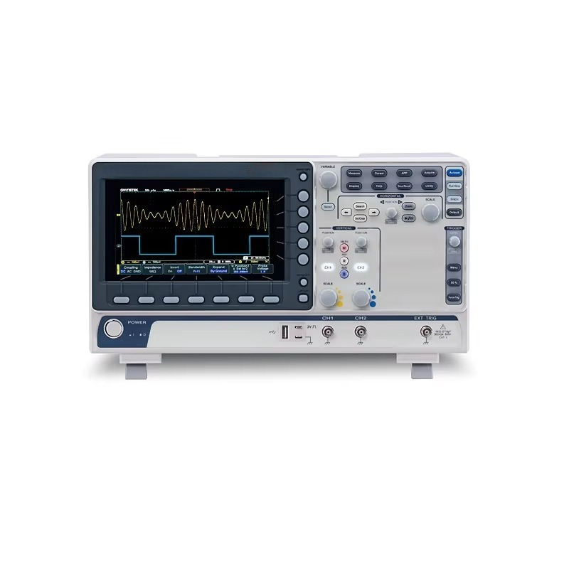 Digital Storage Oscilloscope 100Mhz - GDS-1102B Dubbele 2-kanaals bandbreedte 100MHz digitale