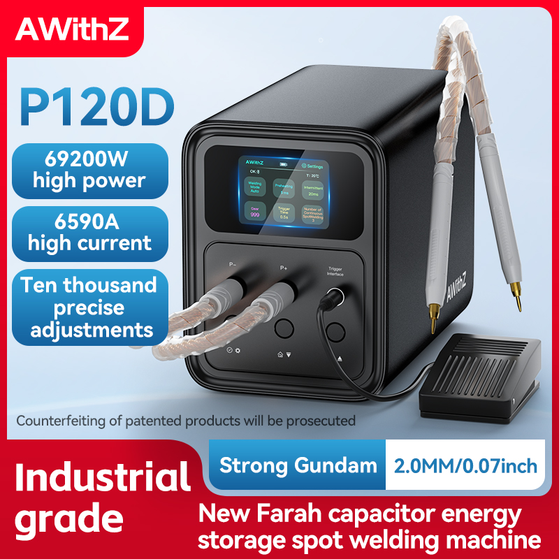 Spot Welder 18650 Battery Pack - Awithz 69200W puntlasapparaat 6590A hoge stroom