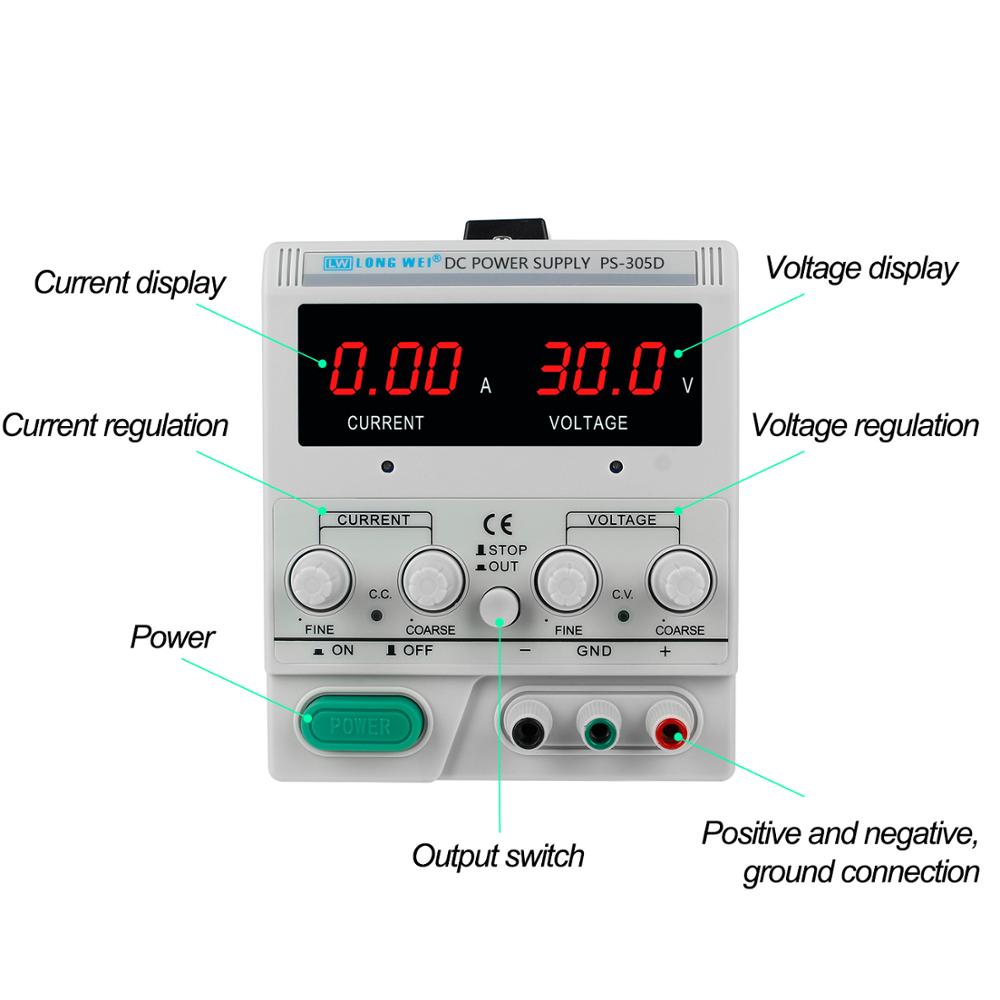 Instelbare laboratoriumgeregel - Linear Lab Power Supply Adjustable recensie en prijs