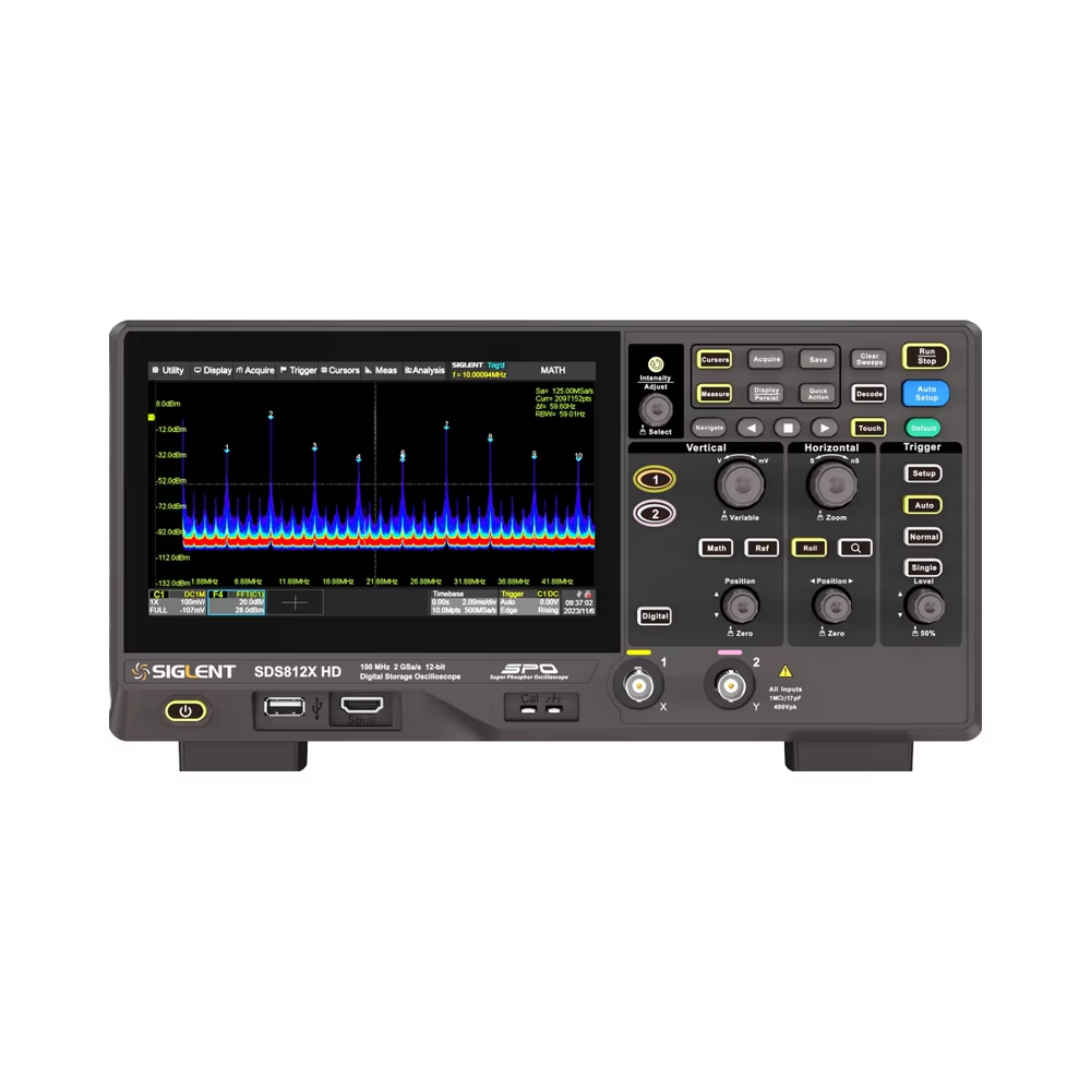 Siglent SDS812X HD 100MHz 12-b - Digital Storage Oscilloscope 100Mhz recensie en prijs
