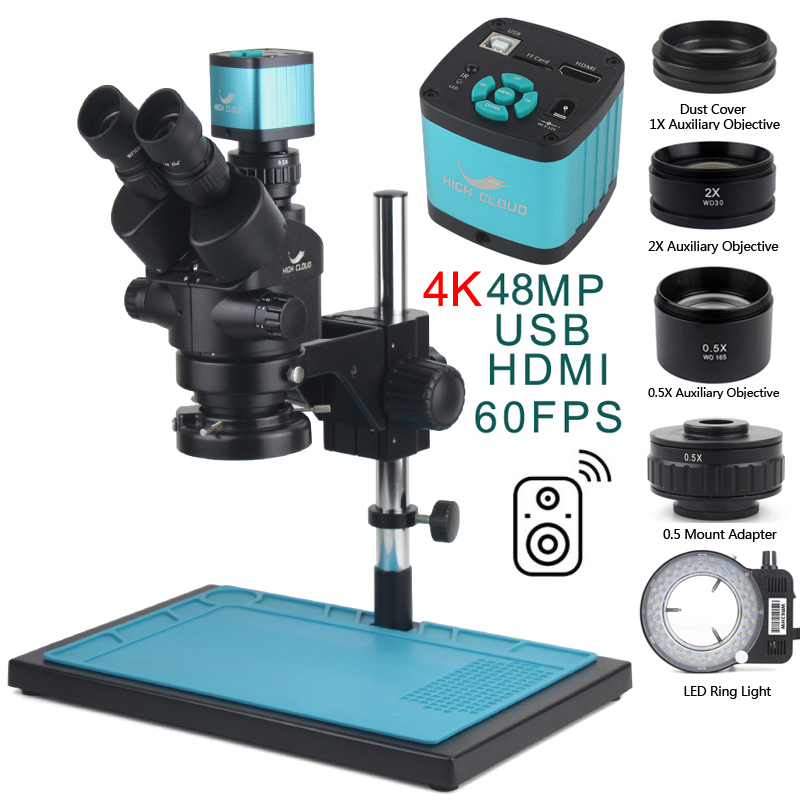 3.5X-90X Simul-Focal Stereo Tr - Stereo Trinocular Microscope Pcb recensie en prijs