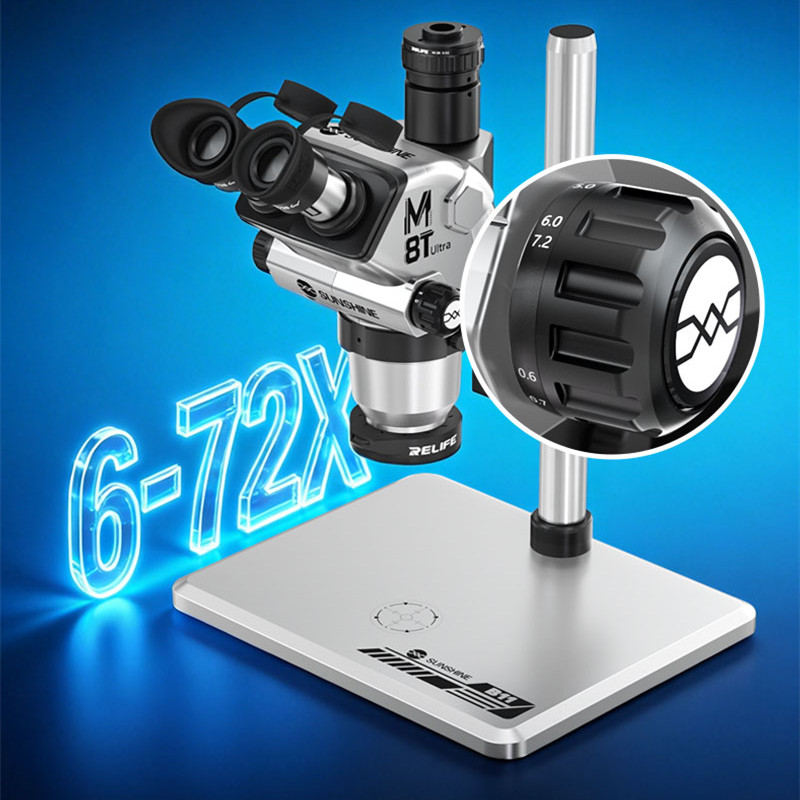 SUNSHINE M8T Ultra Trinoculair - Stereo Trinocular Microscope Pcb recensie en prijs
