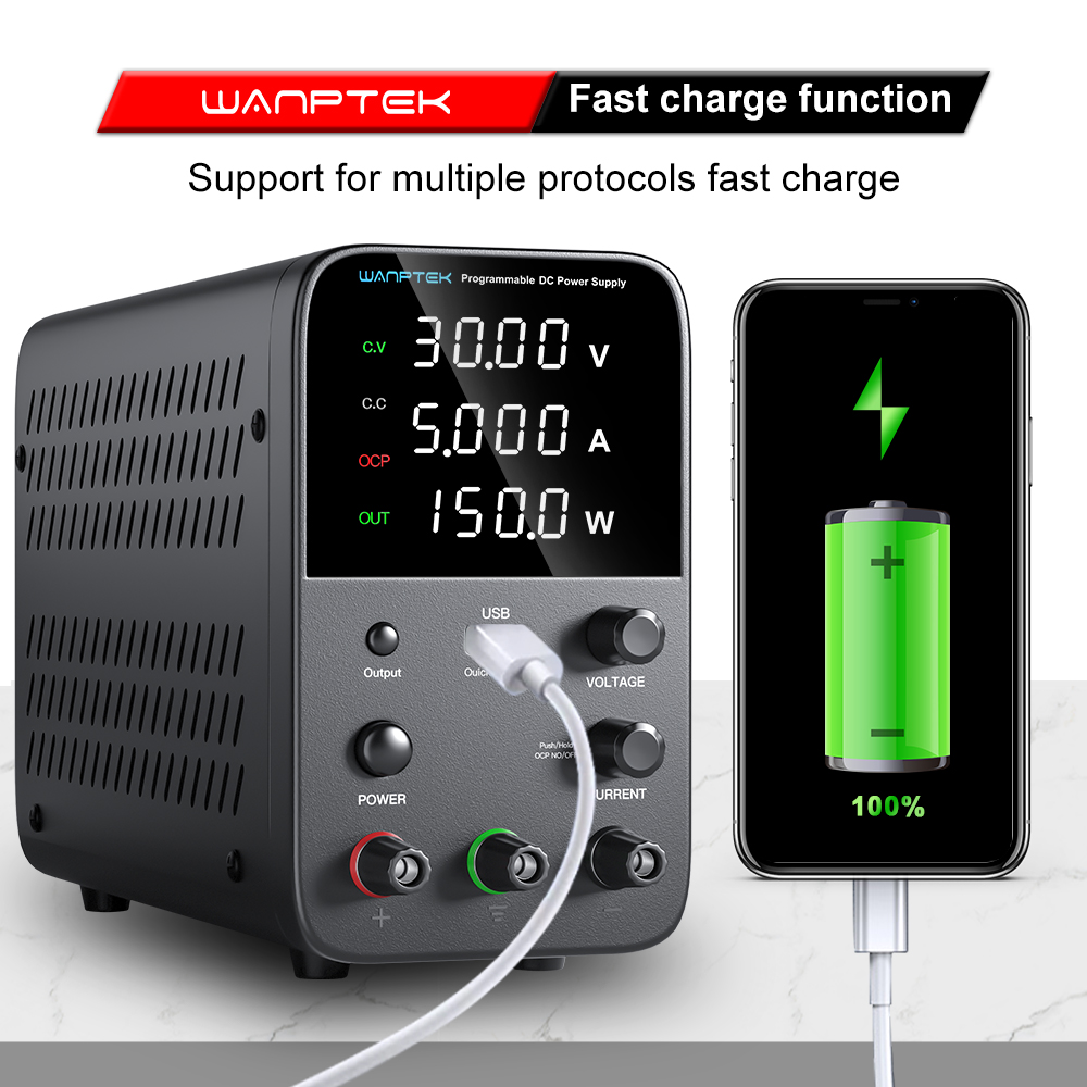 Wanptek Programmeerbare DC Voe - Programmable Dc Power Supply 30V 10A recensie en prijs