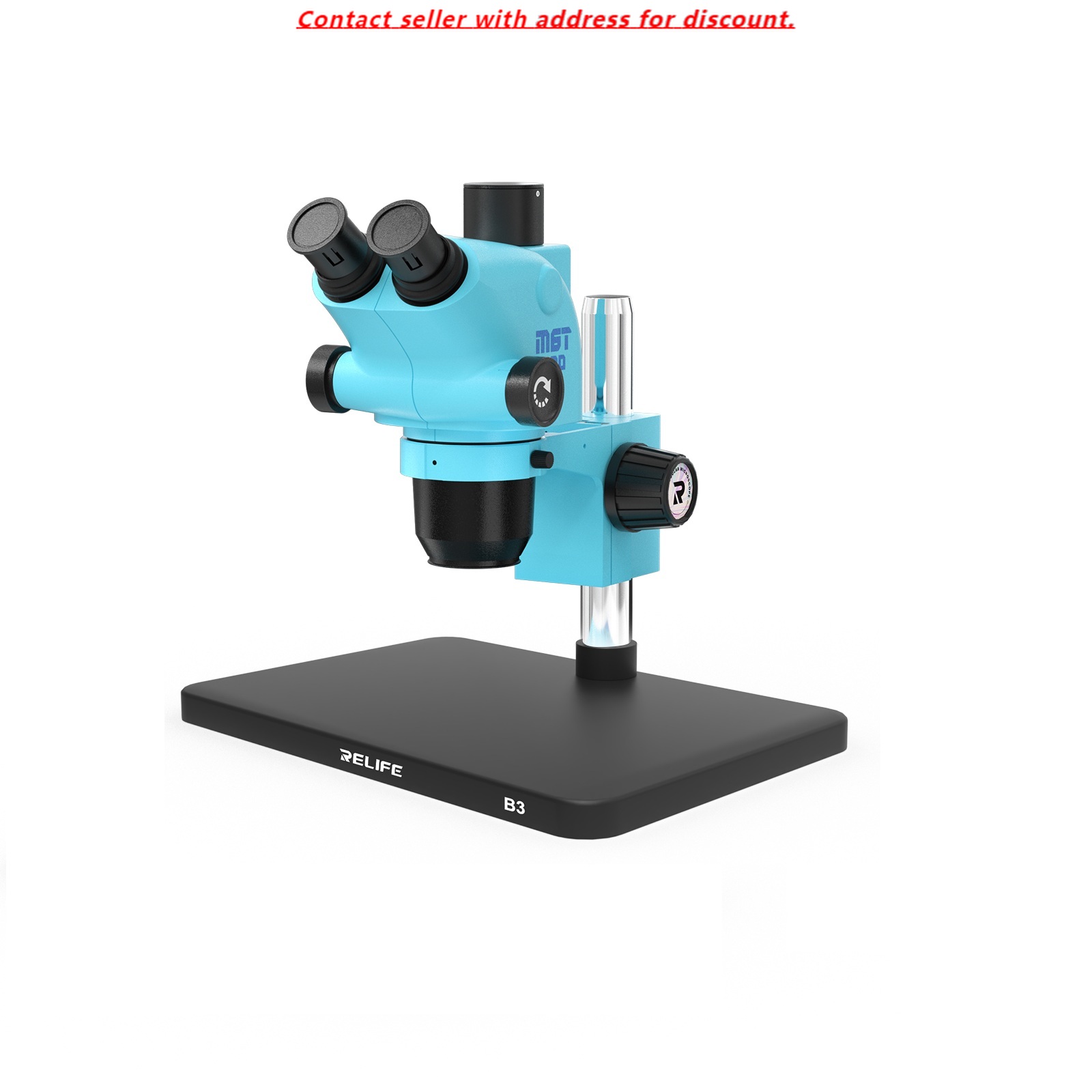 RELIFE RL-M6T Pro-B3 Trinocula - Stereo Trinocular Microscope Pcb recensie en prijs