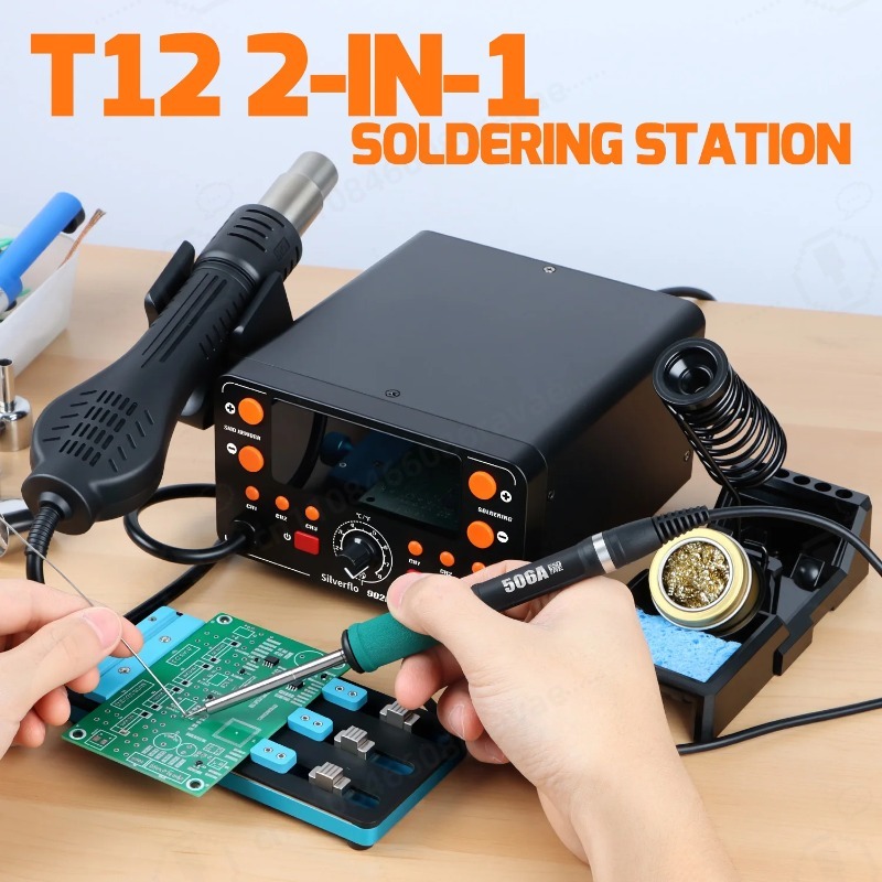 902D-IV 775W Soldeerstation He - Hot Air Rework Station T12 recensie en prijs
