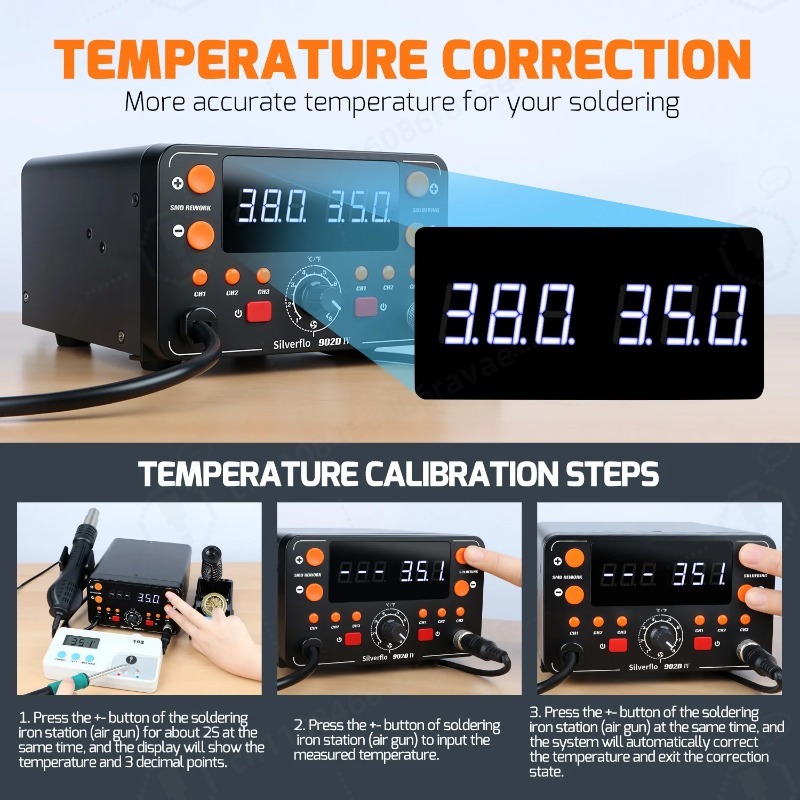 902D-IV 775W Soldeerstation He - Hot Air Rework Station T12 recensie en prijs