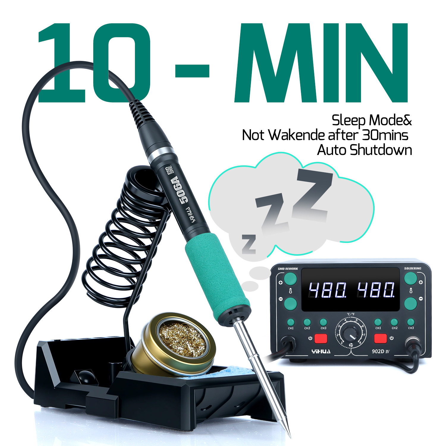 902D-IV 775W T12 Soldeerstatio - Hot Air Rework Station T12 recensie en prijs