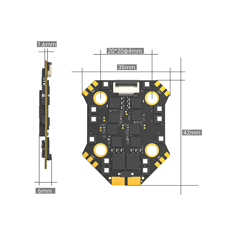 VoidFly voor Borg-F7 Mini Stac - Fpv Flight Controller F7 Stack 60A recensie en prijs