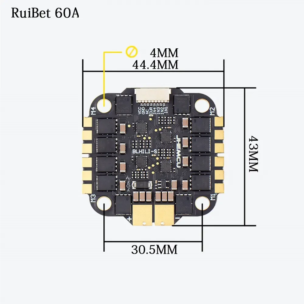JHEMCU F7 F722 Flight Controll - Fpv Flight Controller F7 Stack 60A recensie en prijs