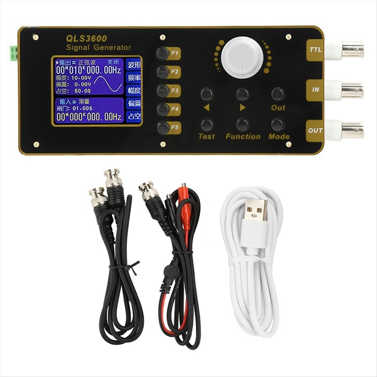 M85K QLS325S 2,4 inch DDS-func - Function Arbitrary Waveform Generator recensie en prijs