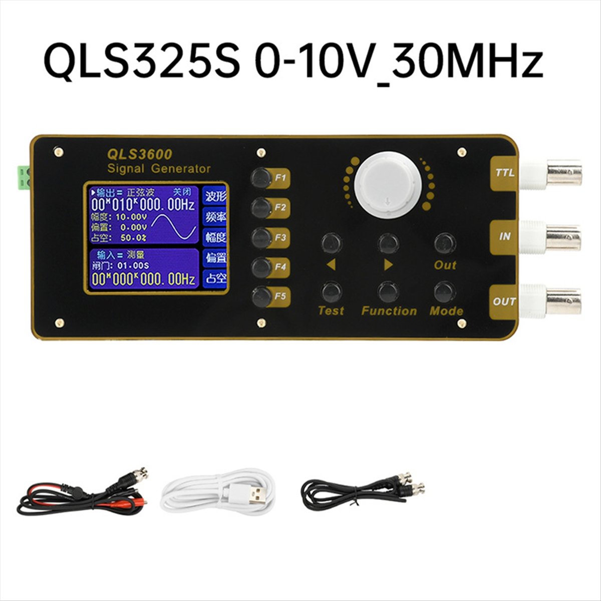 M85K QLS325S 2,4 inch DDS-func - Function Arbitrary Waveform Generator recensie en prijs