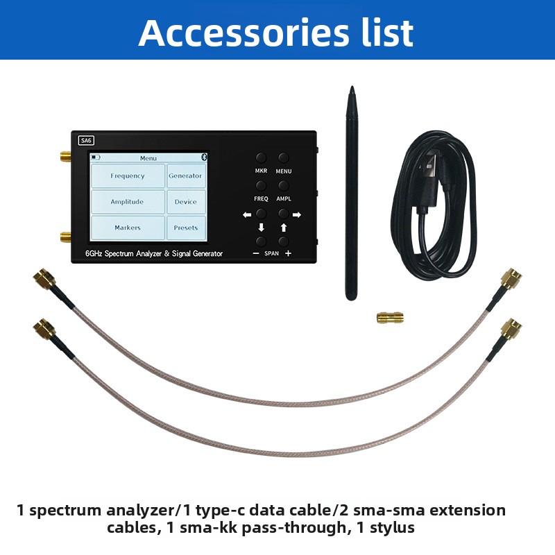 SA6 6GHz 3,2 inch draagbare sp - Signal Generator Spectrum Analyzer recensie en prijs