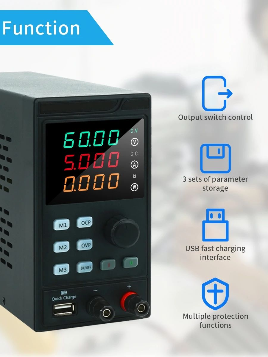 Myami 30V 32V 10a Met Usb/Rs48 - Programmable Dc Power Supply 30V 10A recensie en prijs