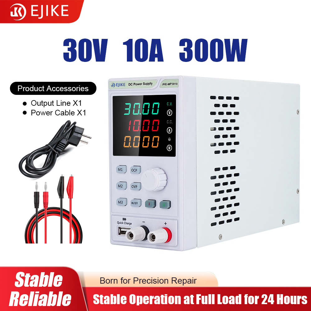 EJIKE DC-voeding 300W Programm - Programmable Dc Power Supply 30V 10A recensie en prijs