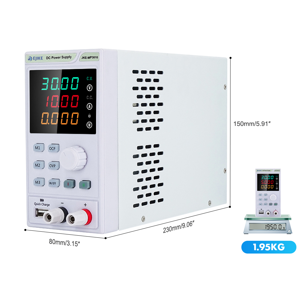 EJIKE DC-voeding 300W Programm - Programmable Dc Power Supply 30V 10A recensie en prijs