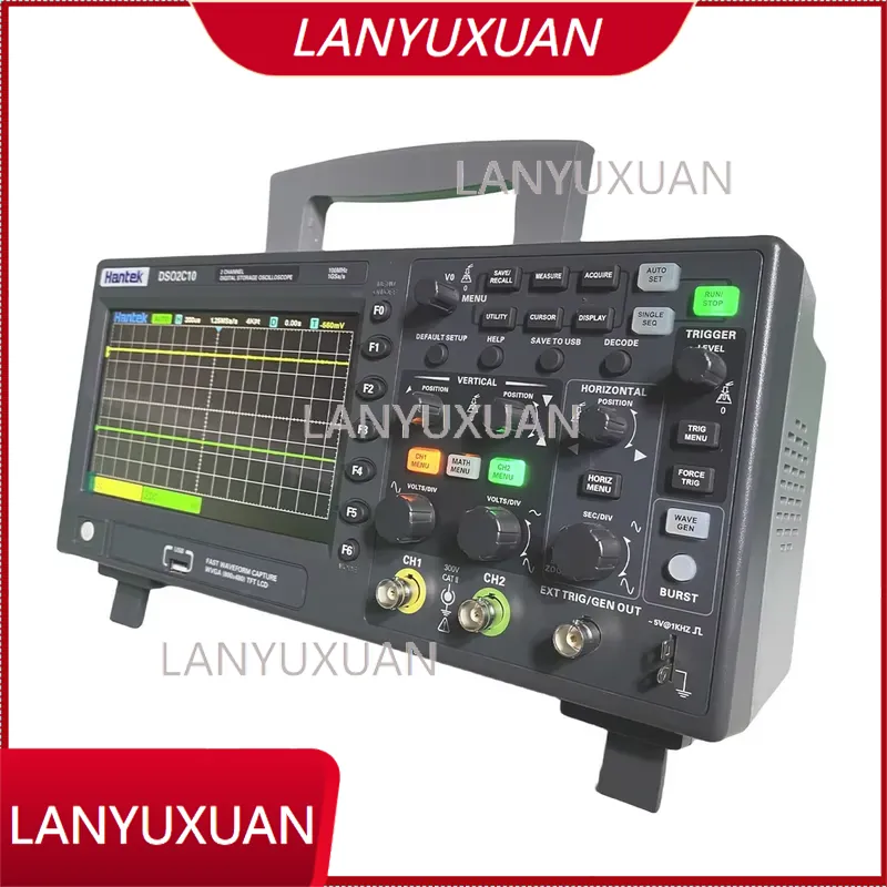 Hantek DSO2C10 Digitale Opslag - Digital Storage Oscilloscope 100Mhz recensie en prijs