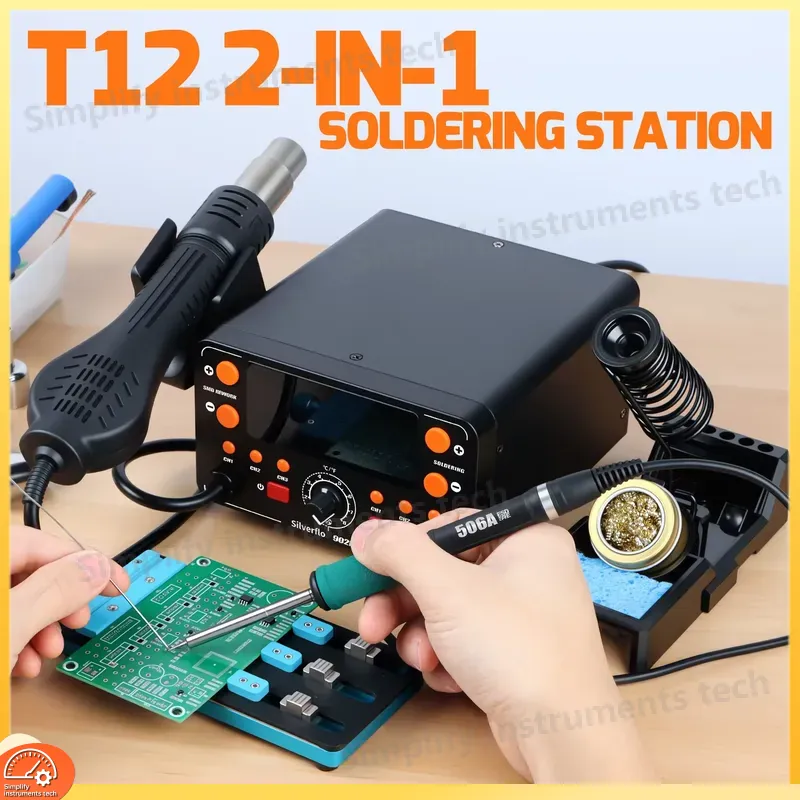 902D IV 775W Soldeerstation He - Hot Air Rework Station T12 recensie en prijs