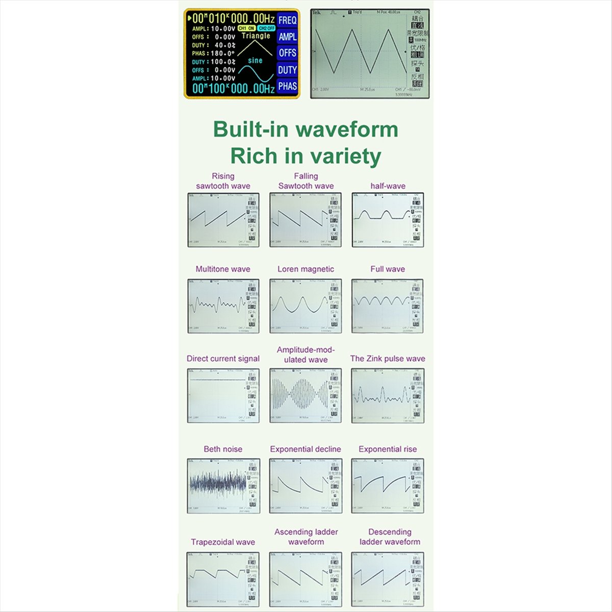 OKgood 2,4 inch TFT DDS-functi - Function Arbitrary Waveform Generator recensie en prijs