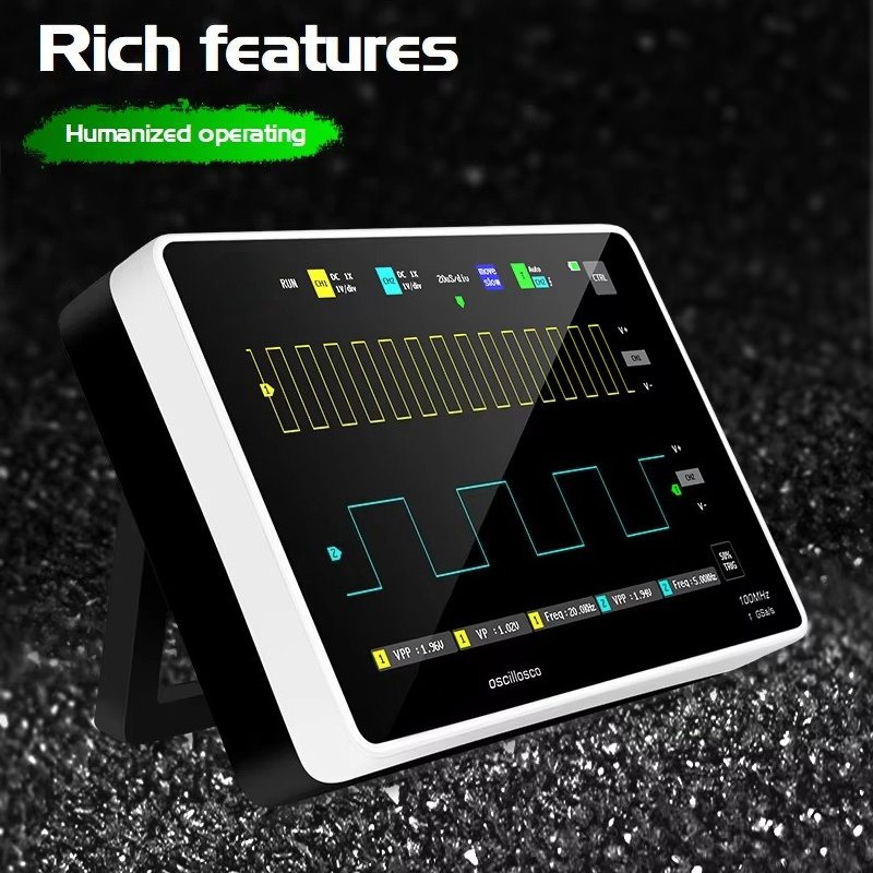 Draagbare digitale opslag-osci - Digital Storage Oscilloscope 100Mhz recensie en prijs