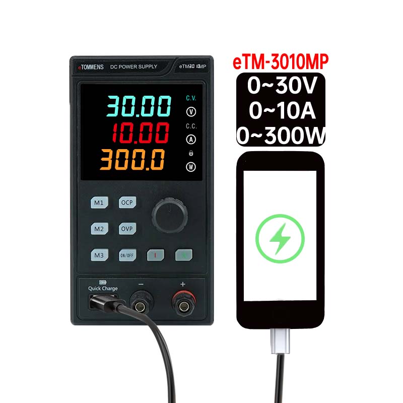ETOMMENS 30V 10A 300W ETM-3010 - Programmable Dc Power Supply 30V 10A recensie en prijs