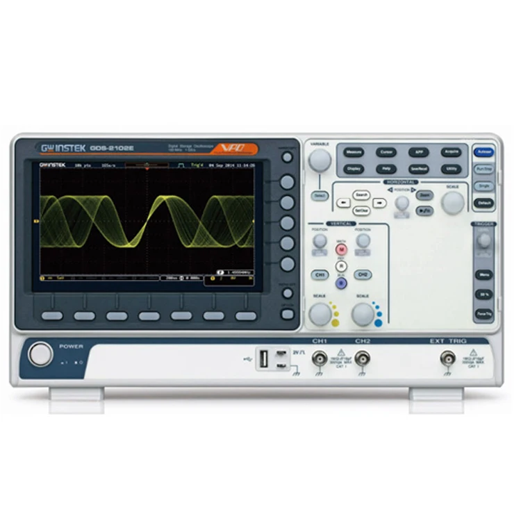 Gwinstek GDS-2000E-serie GDS-2 - Digital Storage Oscilloscope 100Mhz recensie en prijs