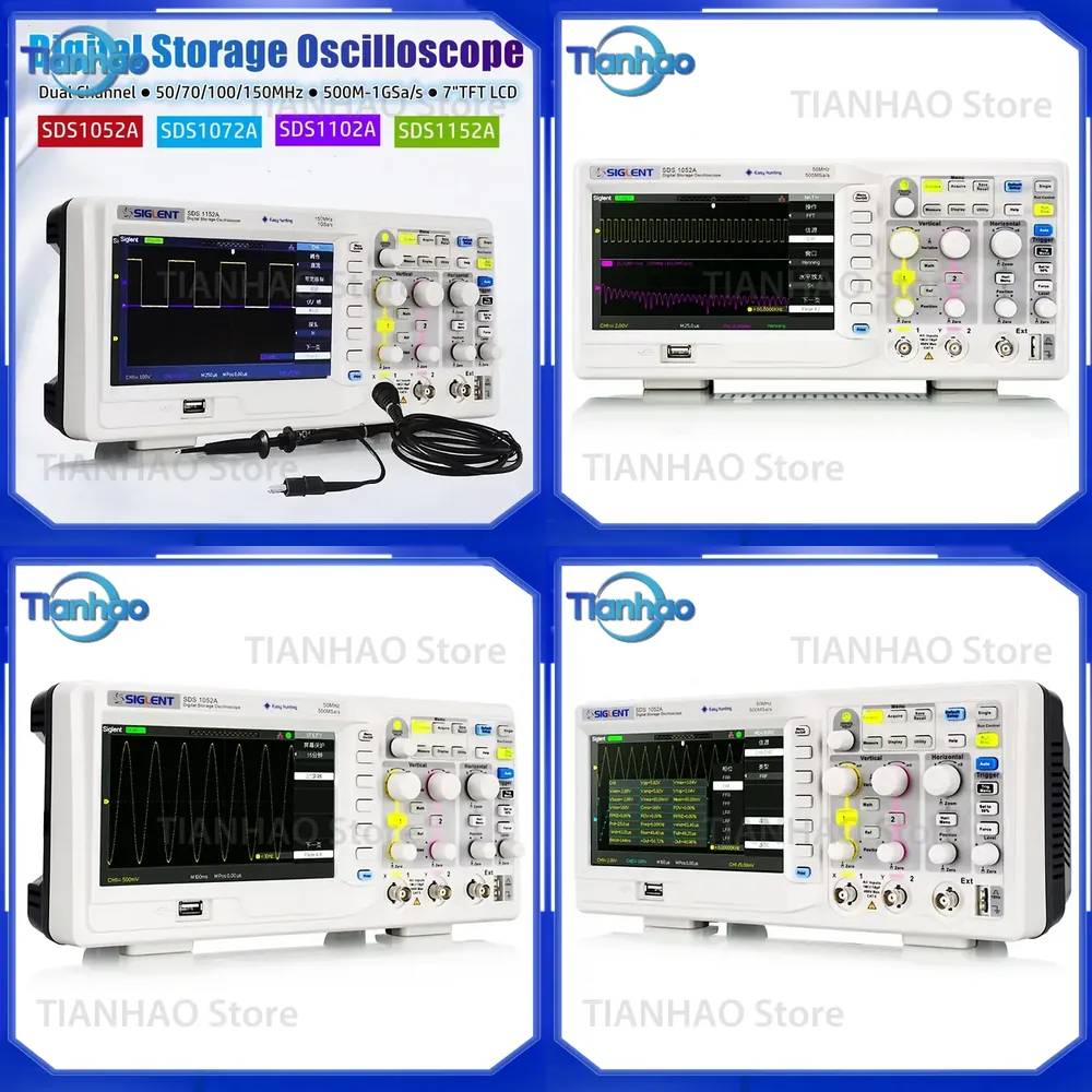 Digitale opslagoscilloscoop vo - Digital Storage Oscilloscope 100Mhz recensie en prijs
