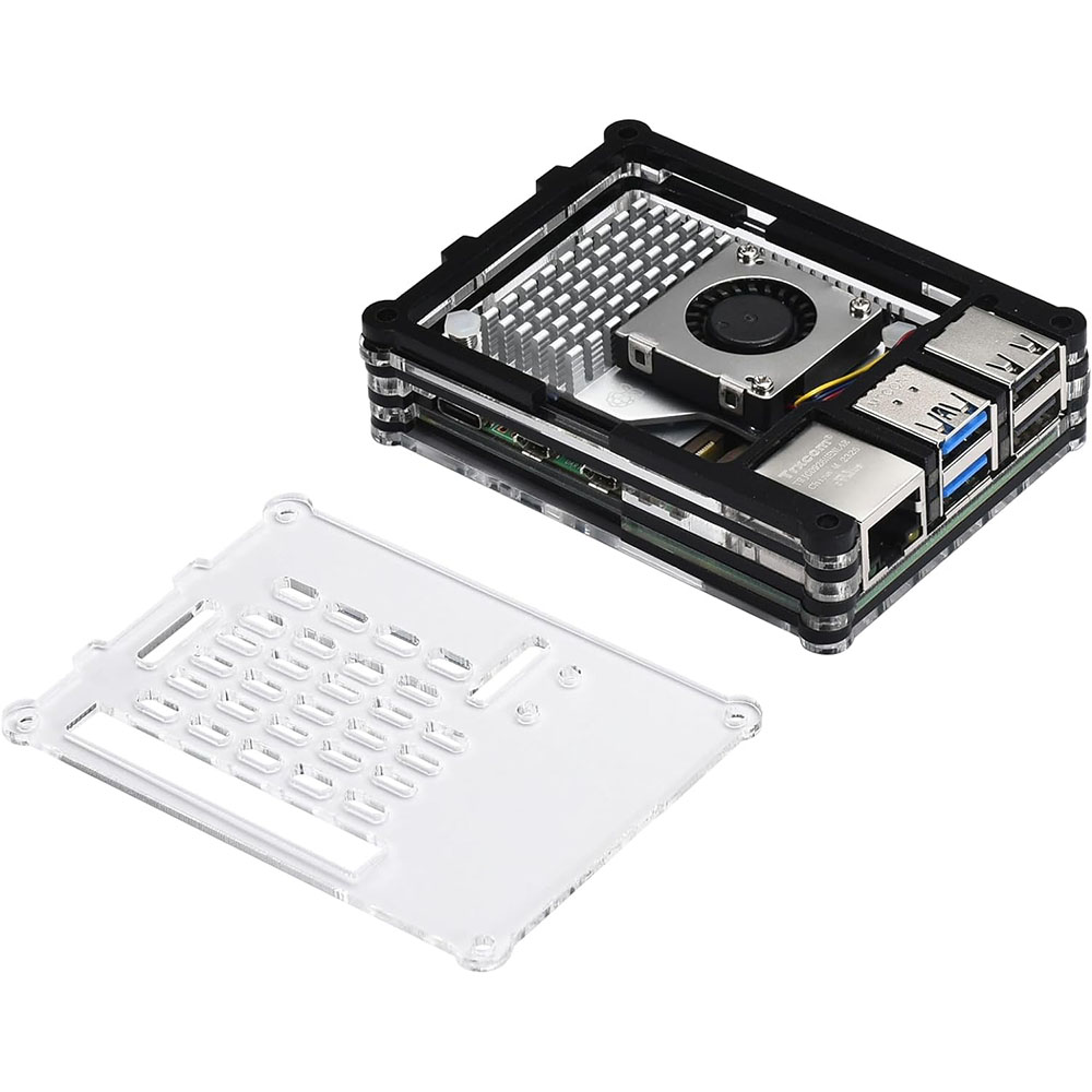 Acryl Case Met Actieve Koelkoe - Raspberry Pi 5 8Gb Kit recensie en prijs
